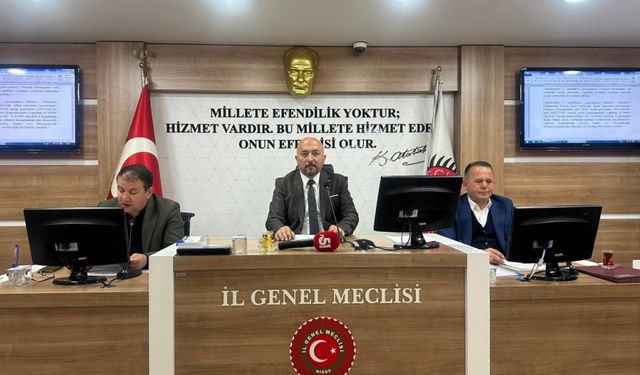 Niğde İl Genel Meclisi üçüncü kez toplandı