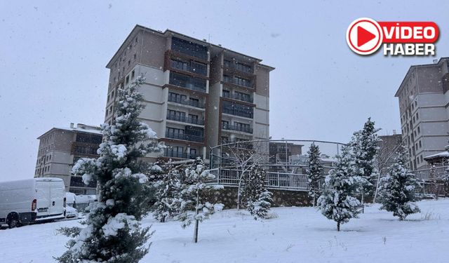 Niğde’ye kış yeniden geldi! 