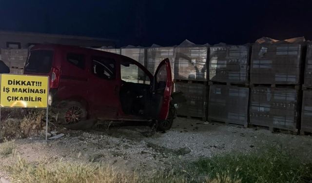 Sabaha karşı korkutan kaza 