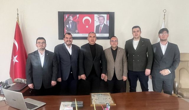 TÜGVA heyetinden Çamardı Belediye Başkanı Ali Pınar’a Ziyaret