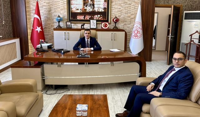 Ulukışla’da Milli Eğitim Müdürü’nden Kaymakam Gökçe’ye ziyaret