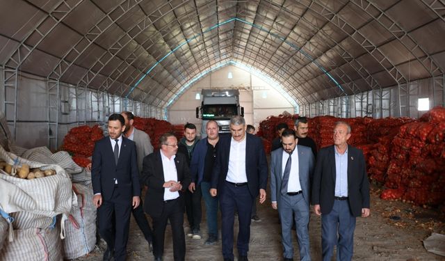 Uzkurt Konaklı Kasabası’nda üreticilerle buluştu