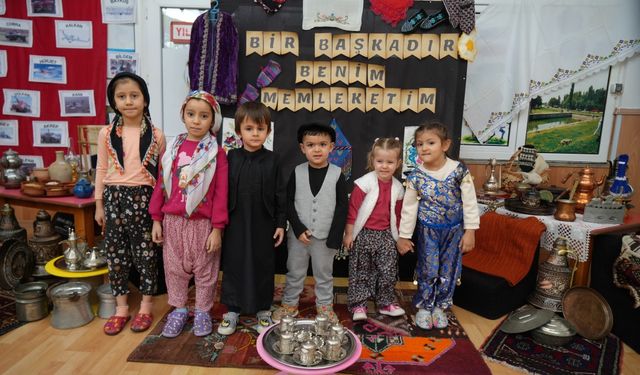 Yerli Malı Haftası Anaokulunda Kültür, Sanat ve Üretimle Buluştu