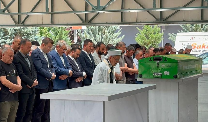 Patlamada yaşamını yitiren işçiye son görev