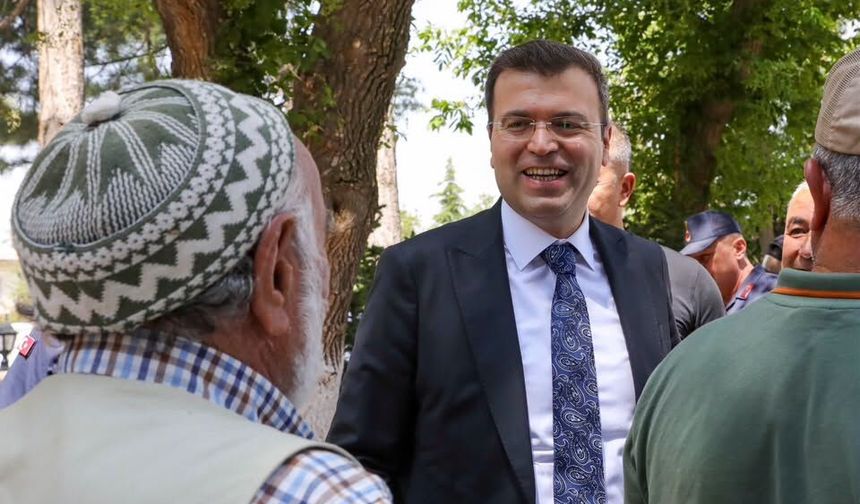 Vali Nedim Akmeşe Belde Ziyaretlerini Sürdürüyor