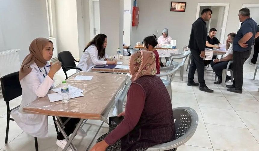 Sağlıklı Hayat Ekibi Sazlıca'da hizmet verecek
