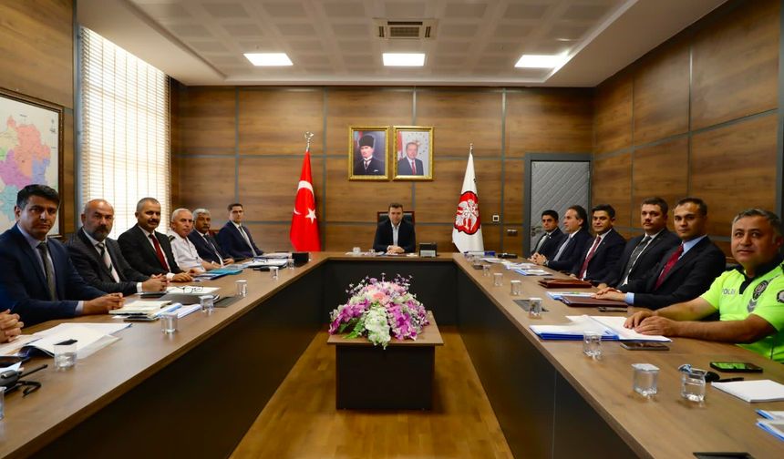 Niğde’nin güvenliği için kritik toplantı