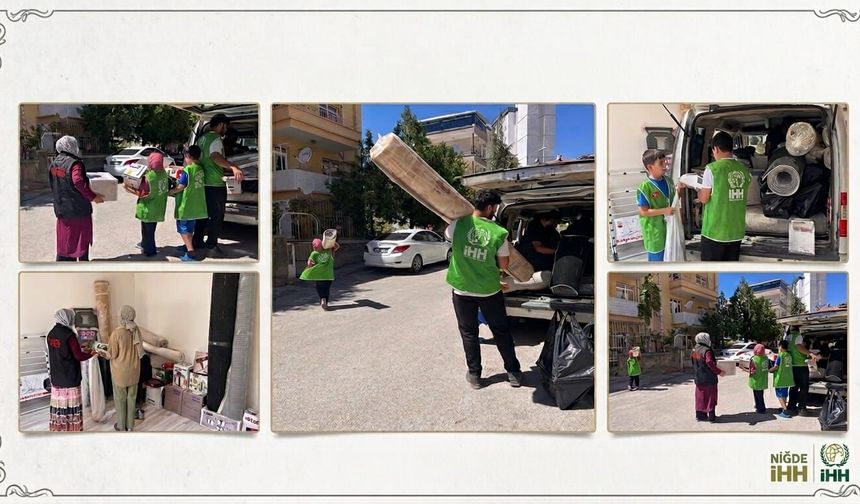 Niğde İHH’dan yetim genç kıza çeyiz desteği