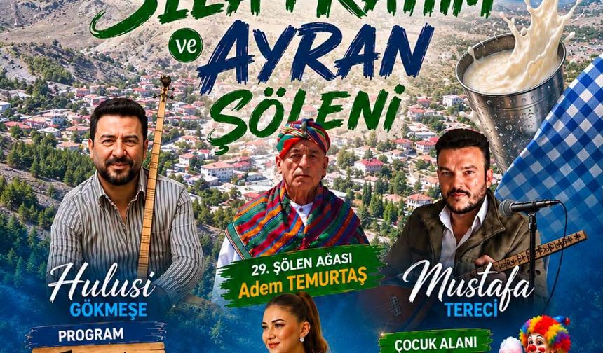 Kayırlı Köyü'nde 30. sıla-i rahim ve ayran şöleni heyecanı