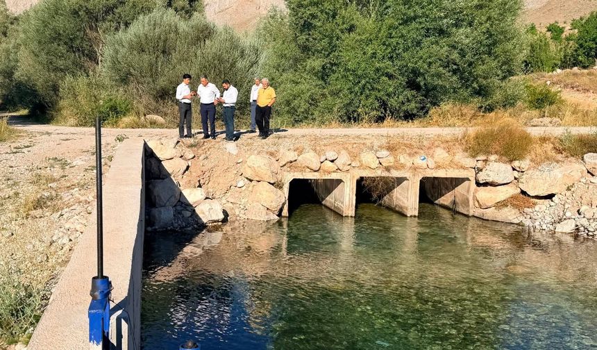 Çamardı Hanyazısı’nda modern sulama sistemi hizmete girdi