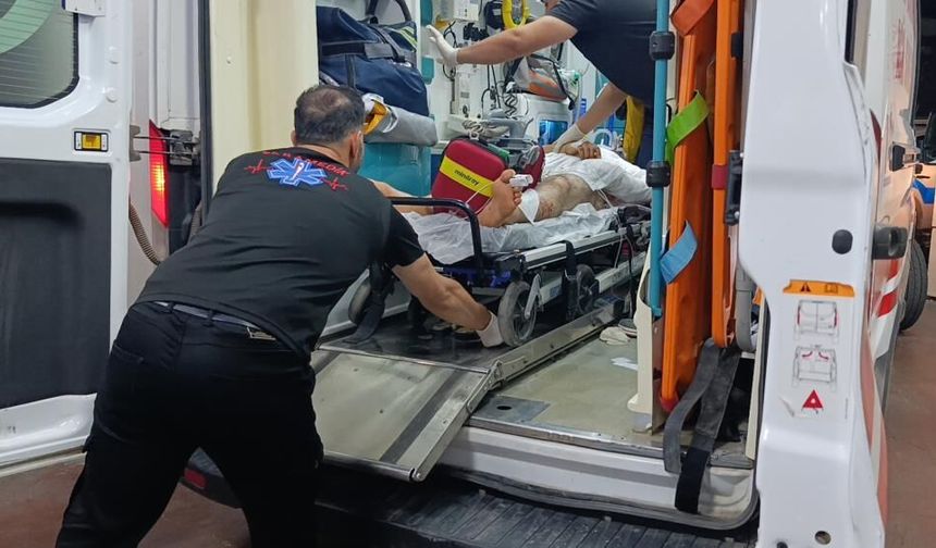 Hastane bahçesinde silahlar konuştu