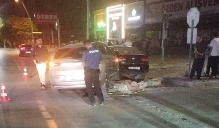 Niğde’de gece saatlerinde korkutan kaza!