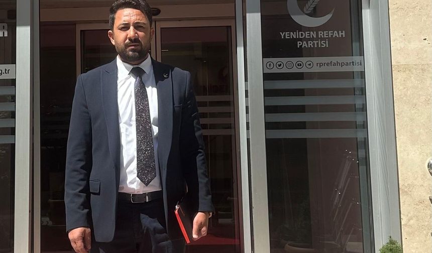 YRP Niğde İl Başkanı Taner Gümüş görevinden istifa etti