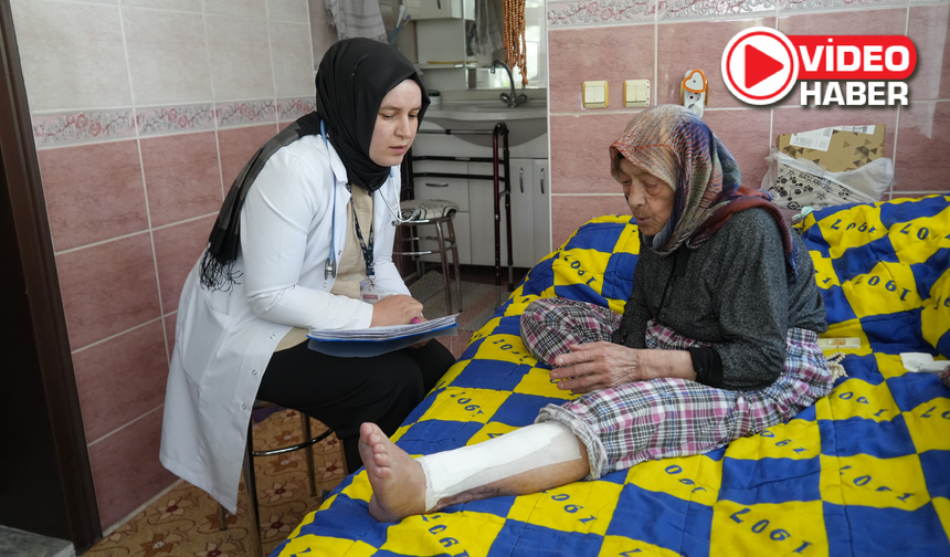 Niğde’de evde sağlık ekipleri hastaların ayağına gidiyor