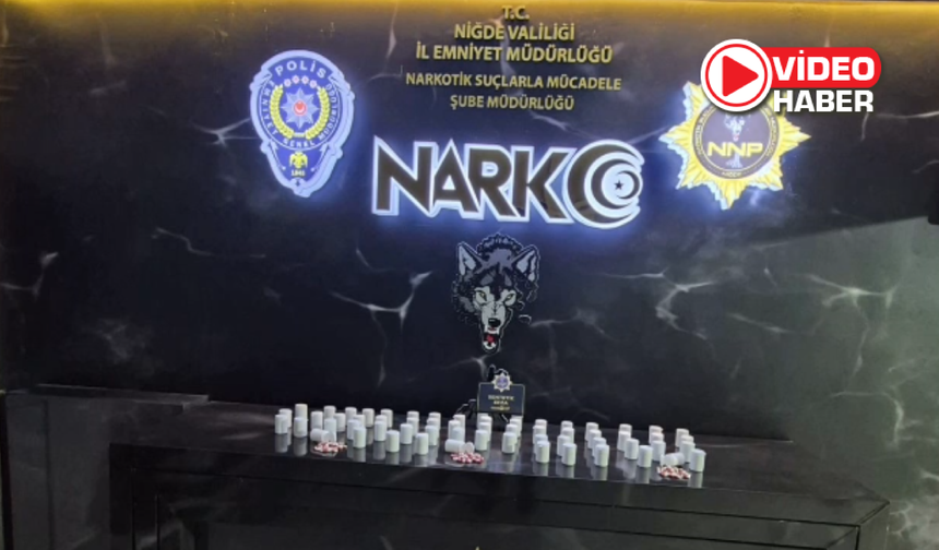Niğde'de binlerce uyuşturucu madde ele geçirildi