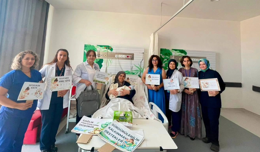 Hastaneden annelere emzirme eğitimi ve destek