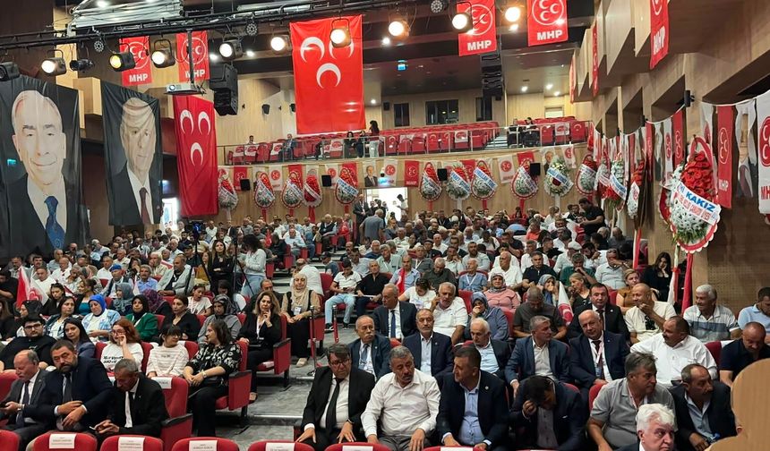 MHP Niğde İl Kongresi'nde Tükenmez yeniden aday
