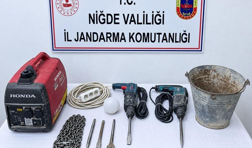 Niğde'de Anadolu Mirası operasyonu: 1 şüpheli yakalandı