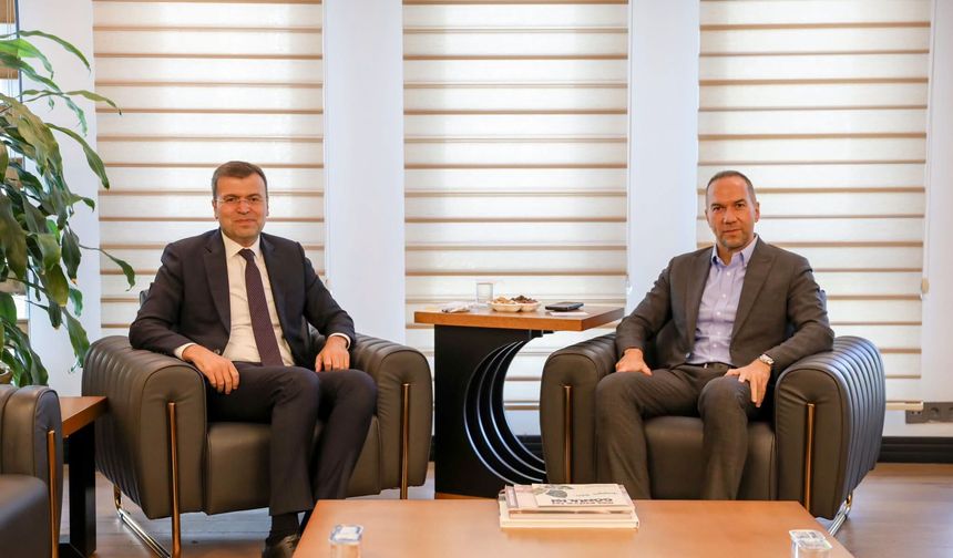 Vali Akmeşe’den Başkan Özdemir’e ziyaret