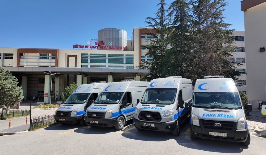 Yenilenen 4 Hasta Nakil Ambulansı hizmete sunuldu