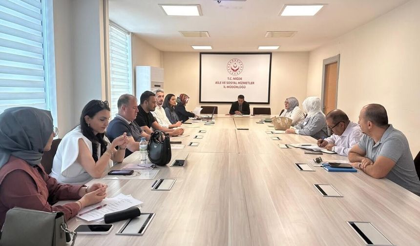 Otizm Eylem Planı İl İzleme Komisyonu Niğde’de toplandı