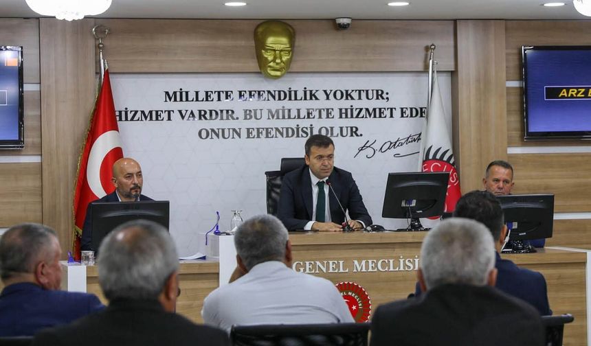 Vali Akmeşe İl Genel Meclisinin Eylül ayı toplantısına katıldı