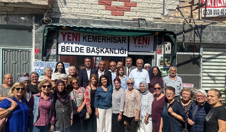 YENİ Parti Kemerhisar Belde Başkanlığı törenle açıldı