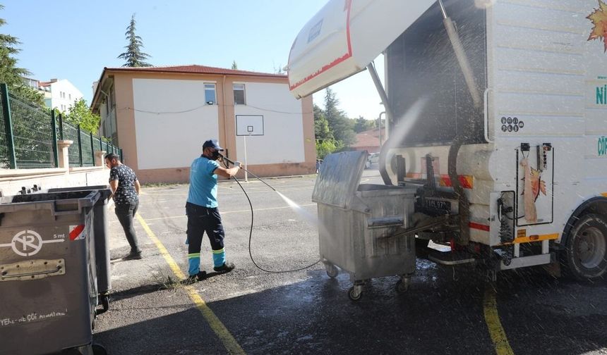 Niğde’de okullarda hijyen seferberliği