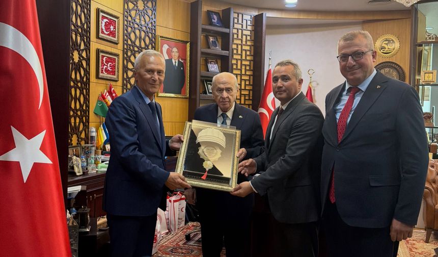 MHP Niğde İl Başkanı Tükenmez’den Bahçeli’ye ziyaret