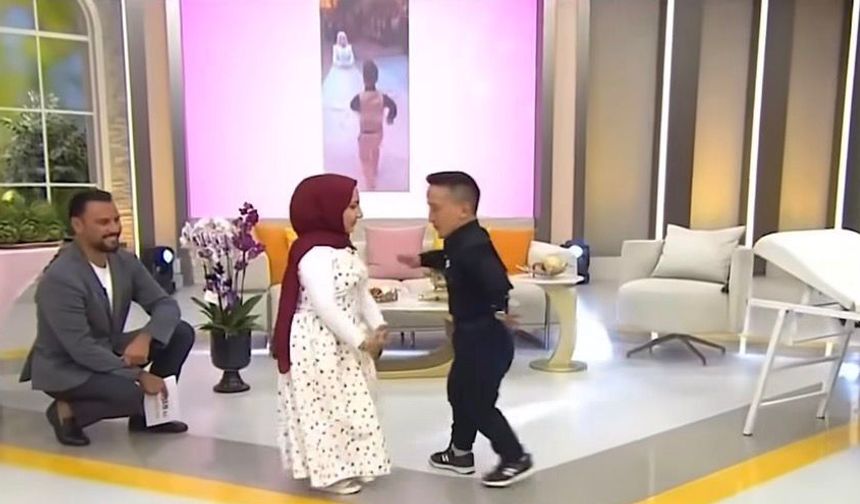 Niğdeli çift, TRT 1 ekranlarında gönülleri eğlendirdi