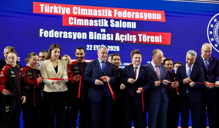 Türk cimnastiğinin yeni merkezi Ankara'da açıldı