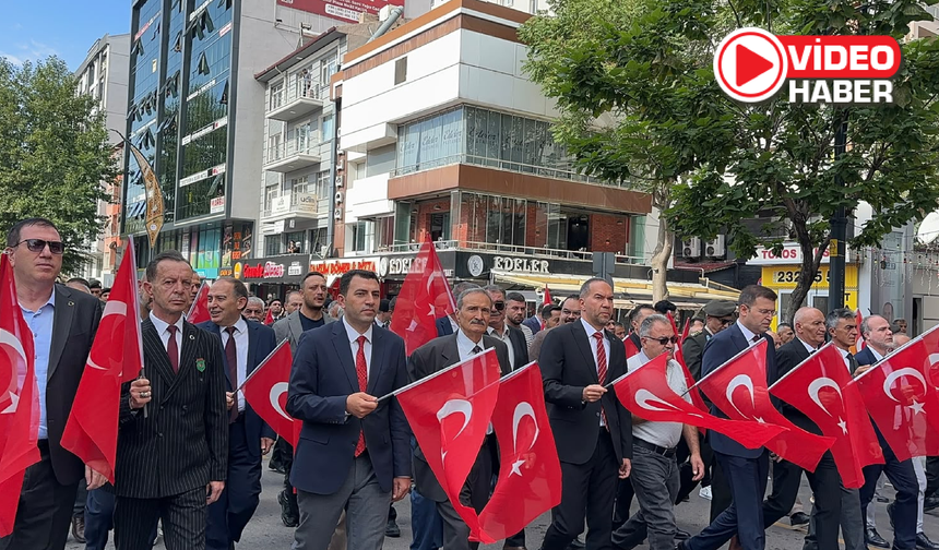 Niğde'de 19 Eylül Gaziler Günü Yürüyüşü gerçekleştirildi
