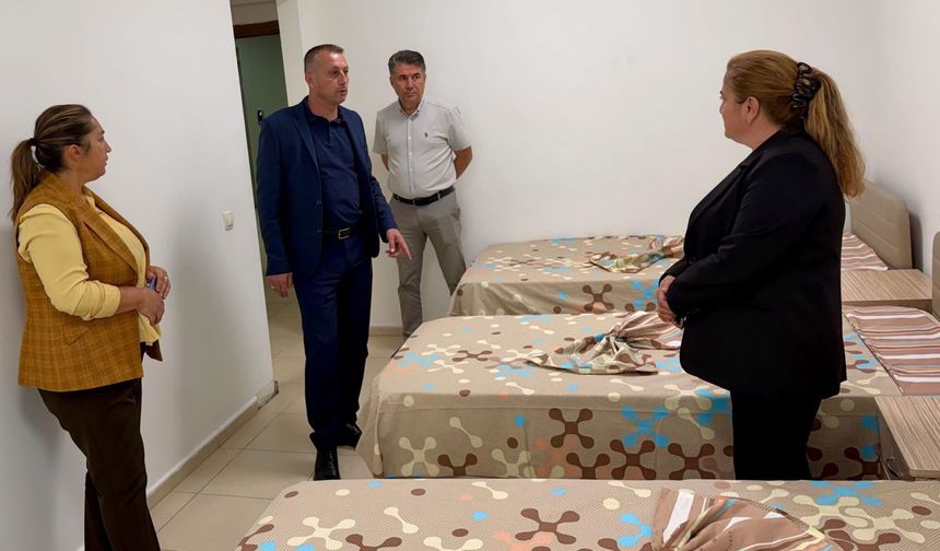 Niğde’deki yurtlarda denetim gerçekleştirdi