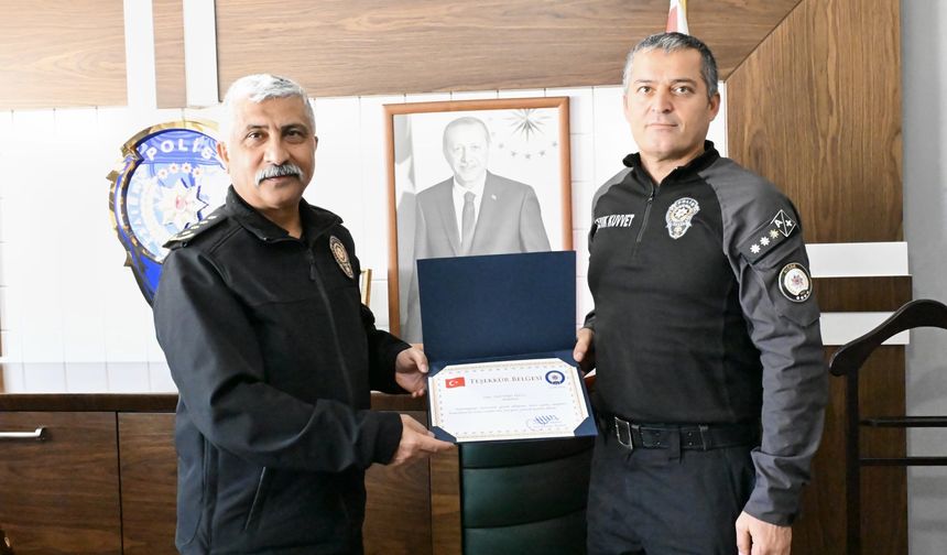 Niğde Emniyeti’nde veda buluşması