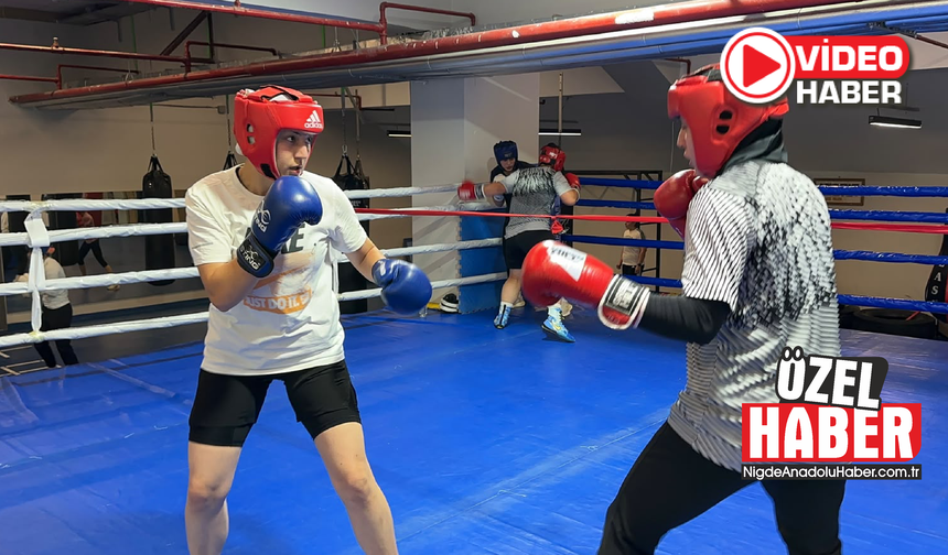 U19 Kadın Boks Millî Takımı Niğde'de kampa girdi