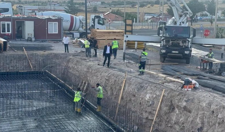 O ilçede Sağlık Kompleksi için temel atıldı