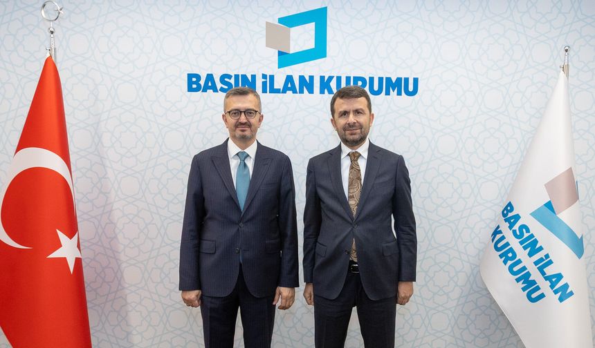 Cumhurbaşkanlığı İletişim Başkanı Burhanettin Duran Basın İlan Kurumu’nu ziyaret etti