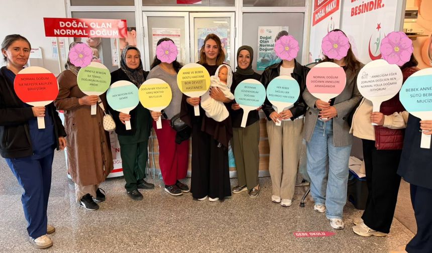 Bor Devlet Hastanesi’nde anne adaylarına ‘Bebek Bakımı’ eğitimi