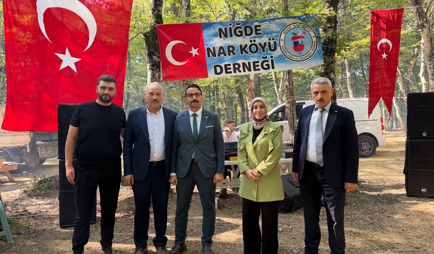 NİĞDEF ailesi Nar Köyü Derneğinin piknik programına katıldı