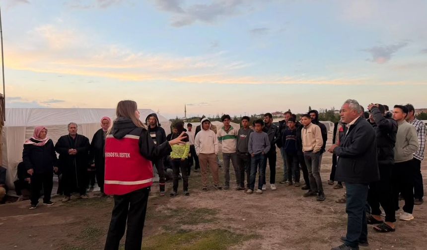 Niğde’de mevsimlik tarım işçilerine ve çocuklarına yönelik saha çalışması