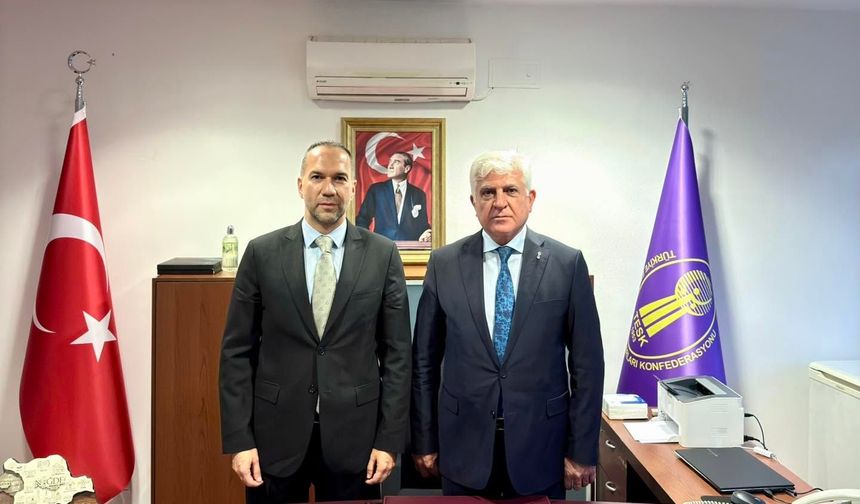 Belediye Başkanı Özdemir’den Alim Yeşil’e Ankara’da ziyaret