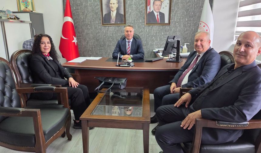 Niğde Halk Eğitimi Merkezi'nden Altunhisar İlçe Millî Eğitim Müdürlüğü'ne ziyaret