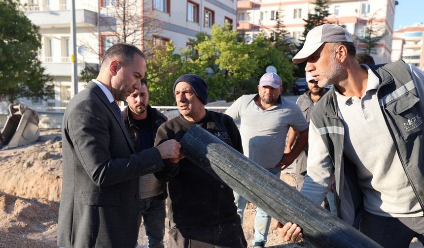 Özbelde’de sağlıklı içme suyu mesaisi