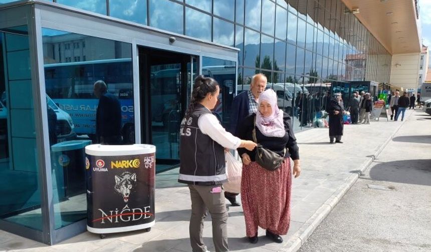 Narkotik ekiplerinden Niğde’de kapsamlı bilgilendirme seferberliği