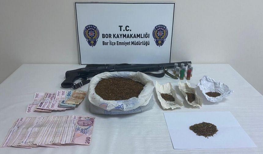 Bor'da uyuşturucu operasyonu! 1 tutuklama