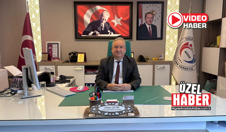 Niğde Halk Eğitimi Merkezi Türkiye üçüncüsü oldu