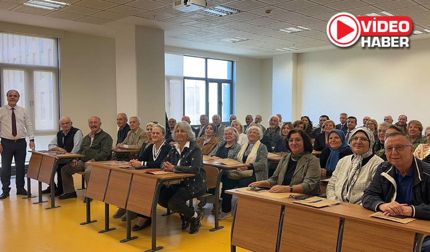 60 yaş üstü öğrenciler ders başı yaptı