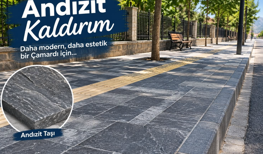 Çamardı'da kaldırım yenileme çalışması başlıyor