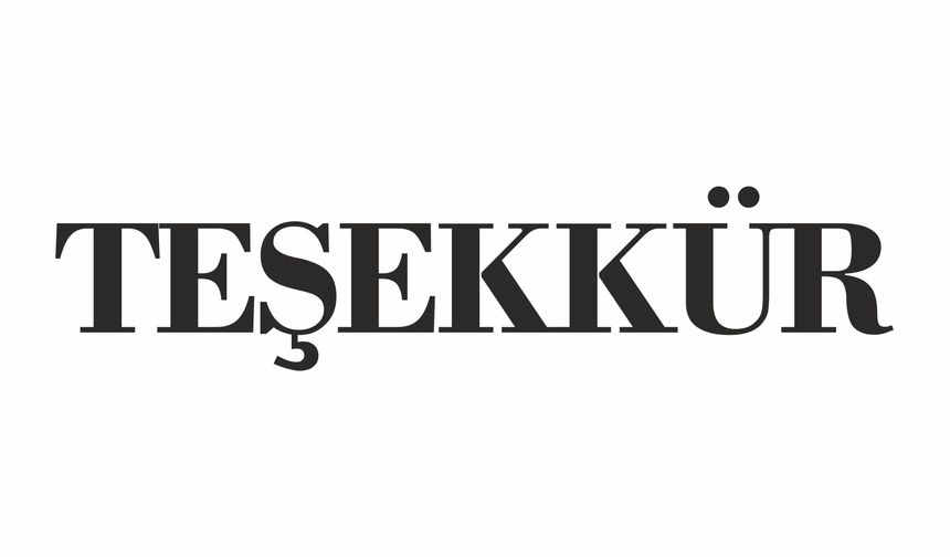 TEŞEKKÜR