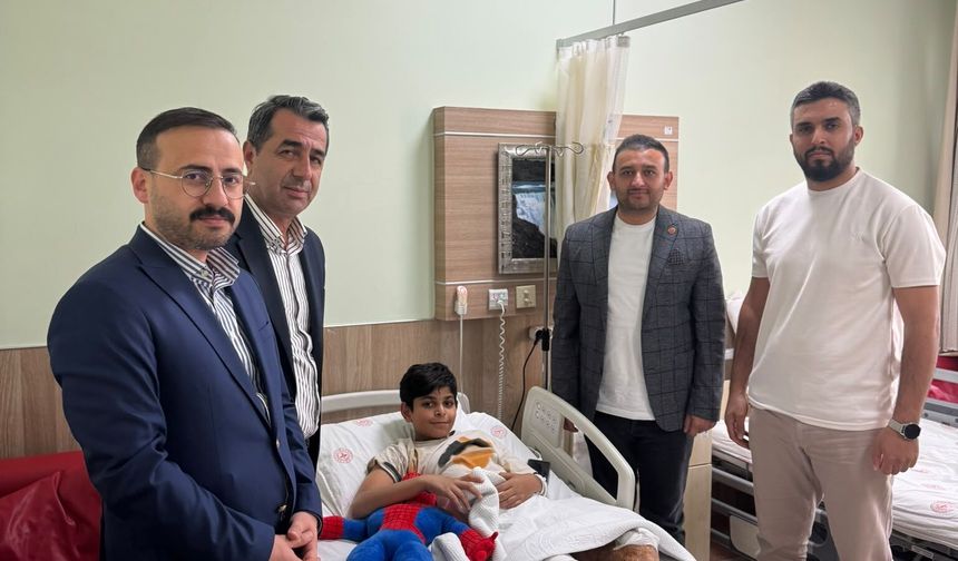 Yeni Parti heyetinden Muhsin’e ziyaret